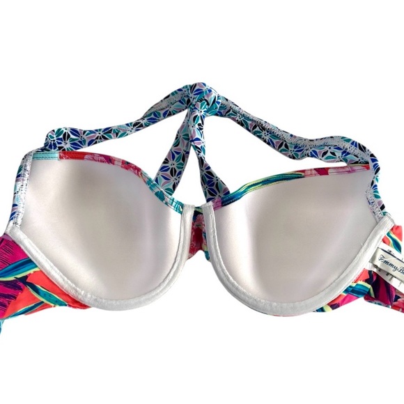 Tommy Bahama Orchid Grove Underwire Molded Cup Bra - Picture 9 of 12